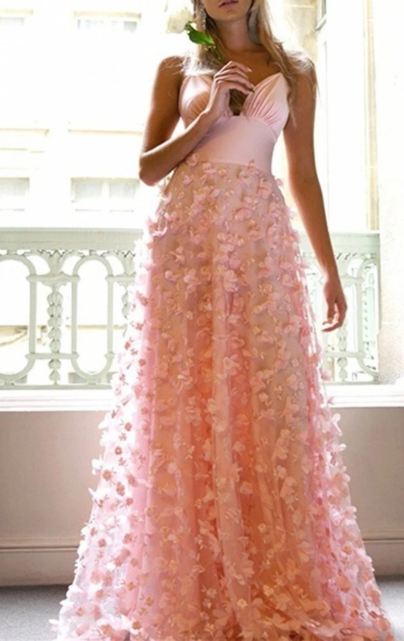 Sexy V-neck suspender dress dress