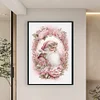 (Stamped/Counted) Pink Santa - 14CT Cross Stitch 45*65cm/17.72*25.59in(Big Size)
