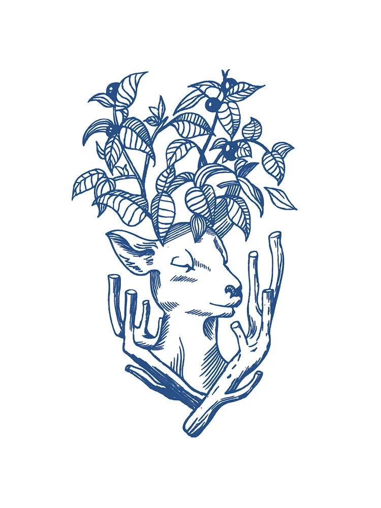 S01-40 herbal tattoo stickers ins wind juice vegetation tattoo simulation stickers durable waterproof men and women