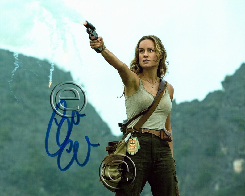 Brie Larson Kong Skull Island Autographed Signed Photo Poster painting 8 x 10 print Photo Poster painting picture poster wall art autograph