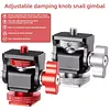 Z3g Metal Snail PTZ,1/4 Adjustable Damping Monitor Bracket,Universal Photography Accessories For Camera Hot Shoe