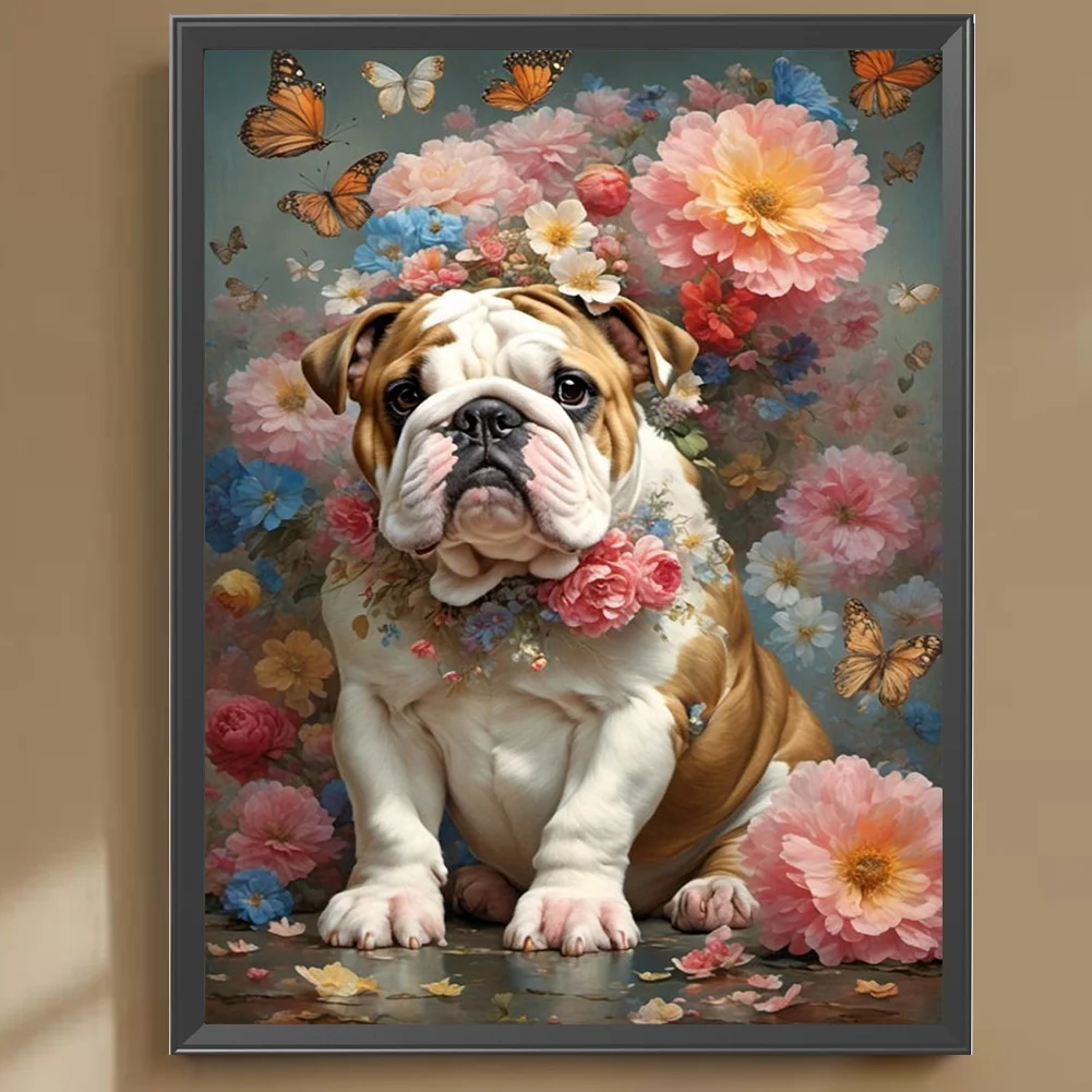 Diamond Painting - Full Square Drill - Dog(Canvas|35*45cm)