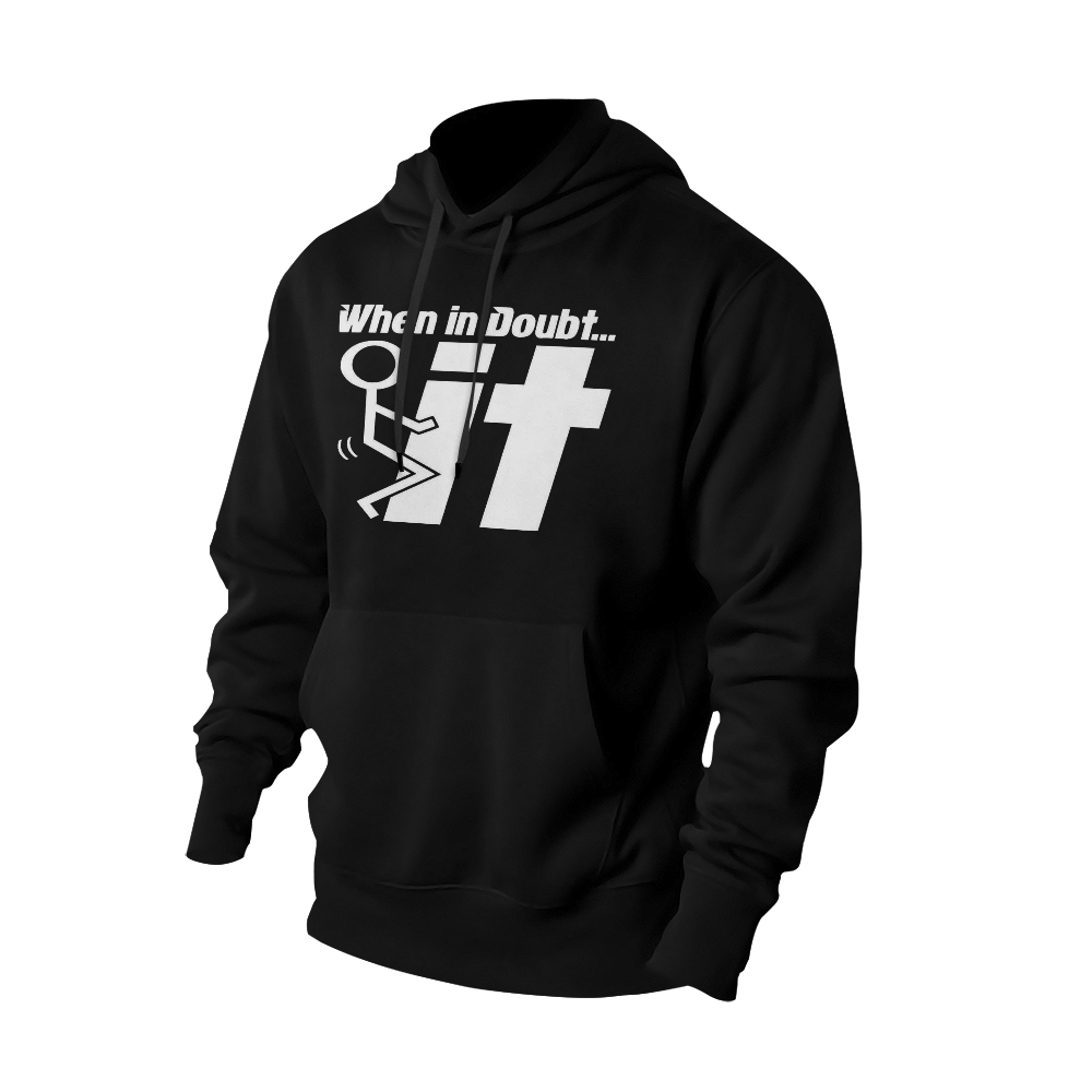 Workout Wisdom: 'When in Doubt, Do It' - Motivational Gym Hoodies