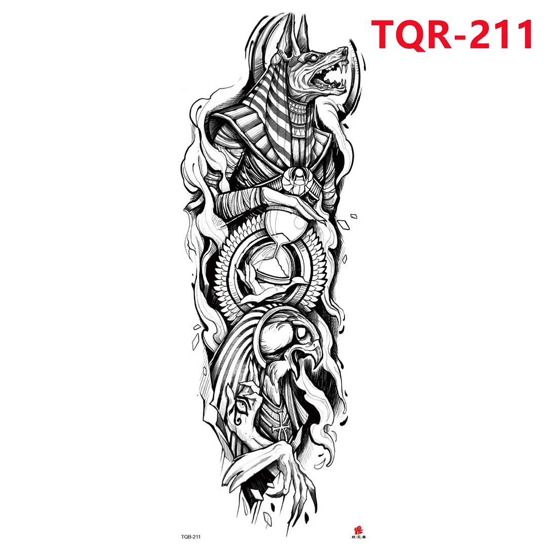 Temporary Tatoo Tattoo for Woman Tattoo Stickers Arm Tattoo Big Sleeve Men and Women Personality Tiger Leopard stickers