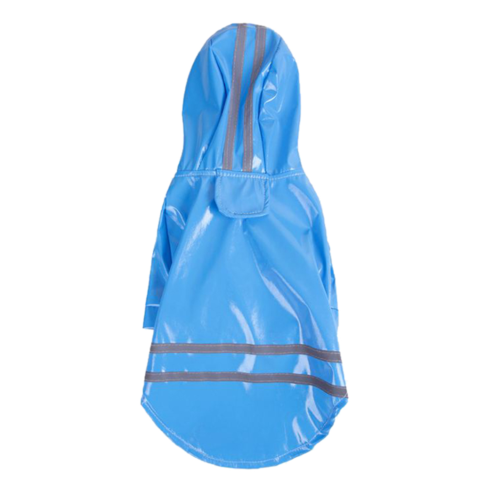 

Pet Raincoat Reflective Stripes Waterproof Puppy Dog Rain Clothes with Hood, Rose red, 501 Original