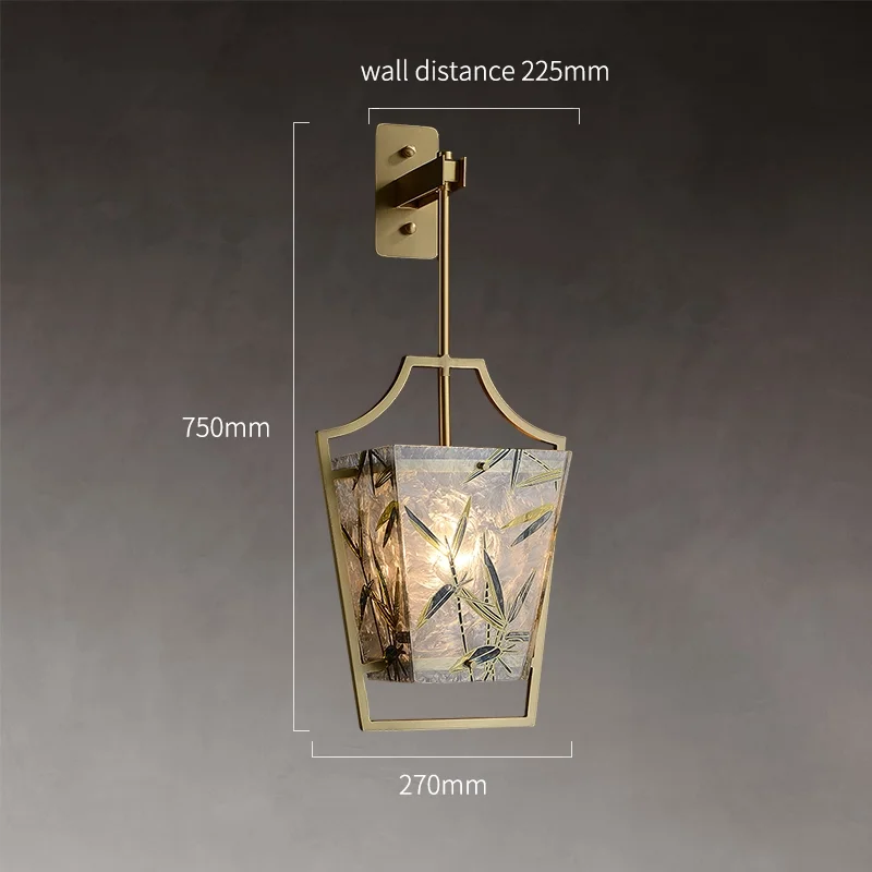 One Light Pentagon Glass Sconce JOSENART Josenart