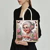 Sac &agrave; main tote en diamant DIY 5d pour femmes cadeaux filles grand-m&egrave;re filles