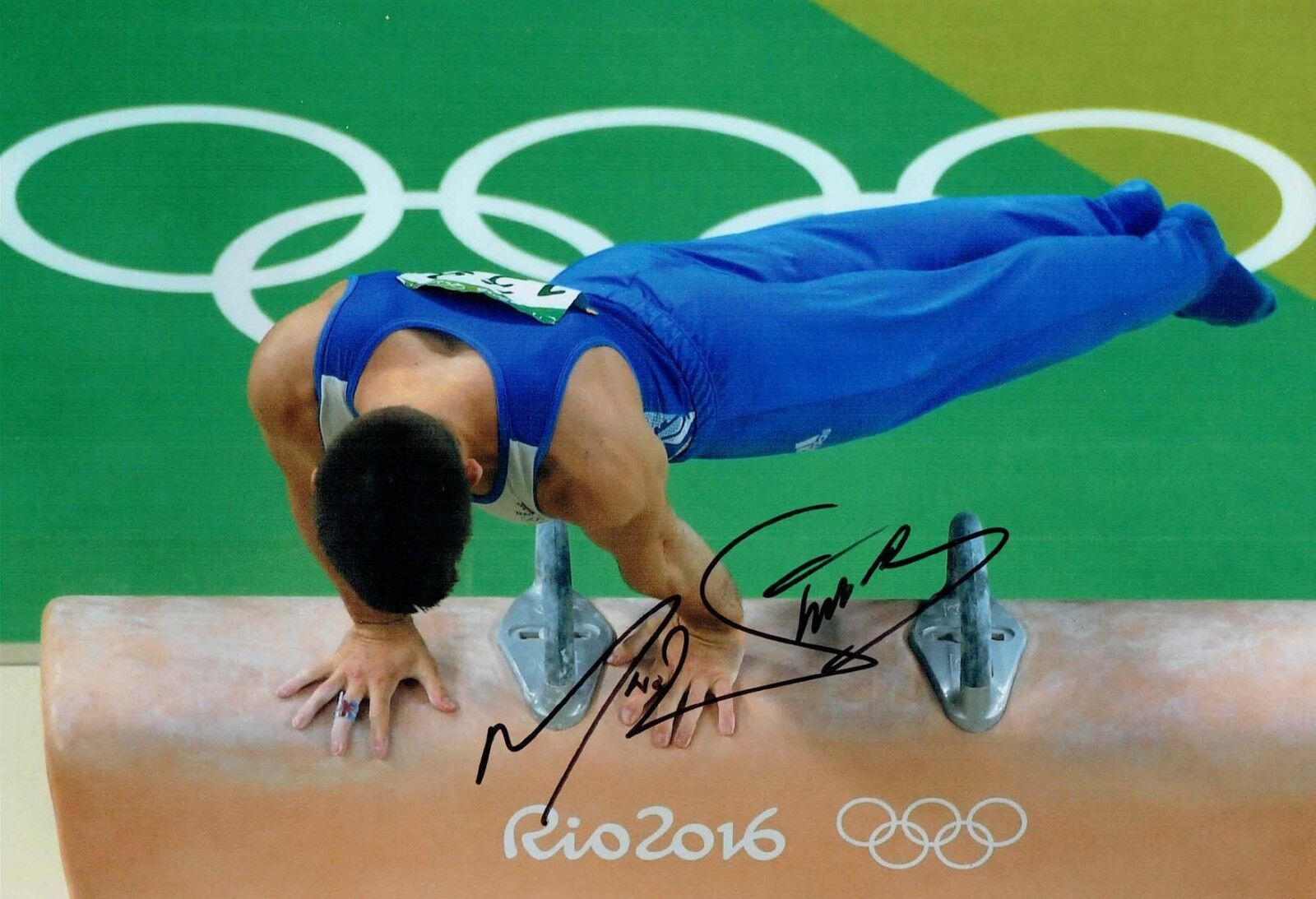 Max WHITLOCK Autograph Signed 12x8 Photo Poster painting C AFTAL COA Olympic Gold Medal GYMNAST