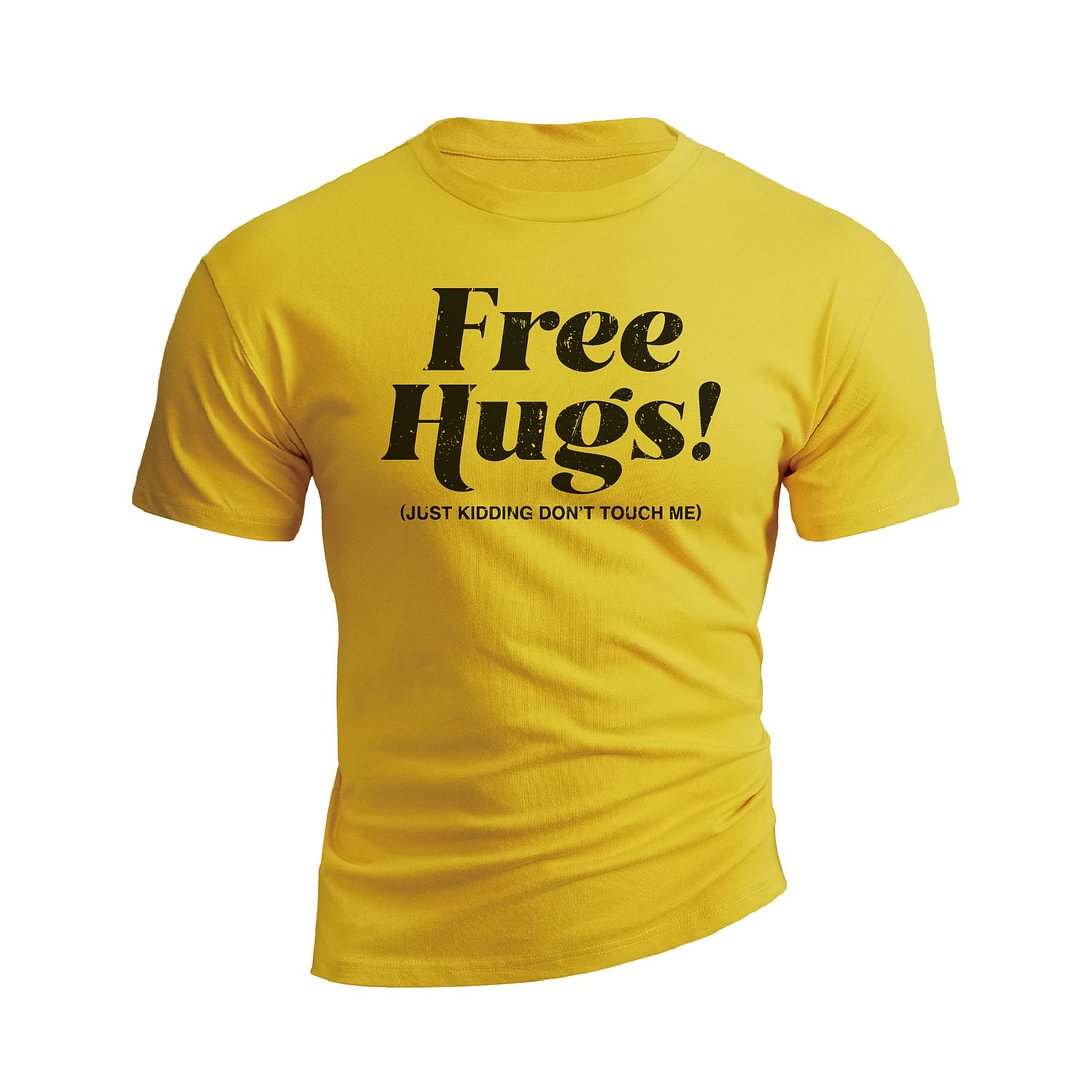 FREE HUGS GRAPHIC TEE
