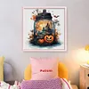 Halloween Pumpkin In Bottle - 11CT Counted Cross Stitch - 45*45cm - Halloween