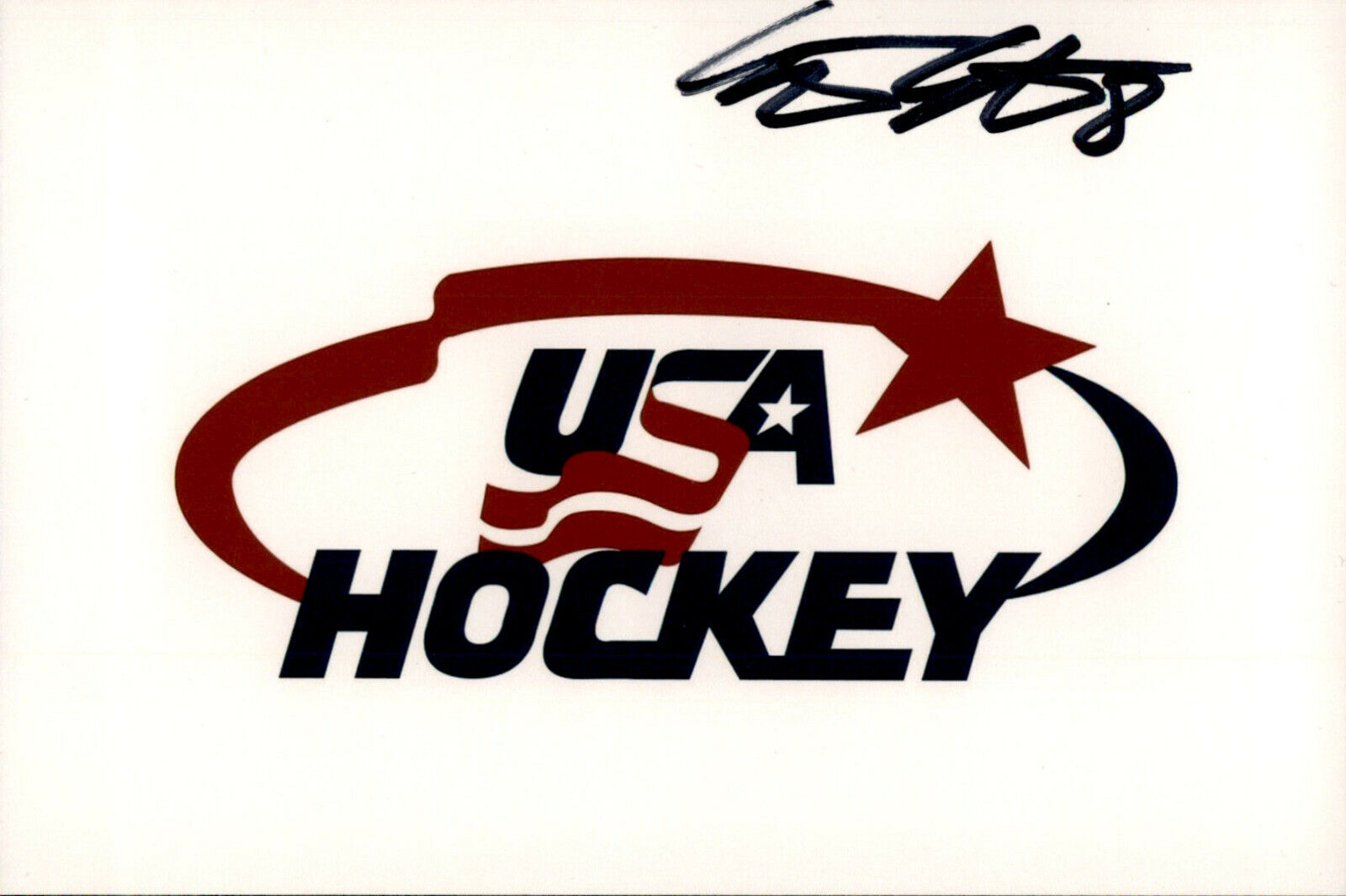 Caleb Everett SIGNED 4x6 Photo Poster painting TEAM USA / SAGINAW SPIRIT