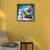 Yoda der Schneemann - runder Bohrer Diamond Painting - 50*50cm