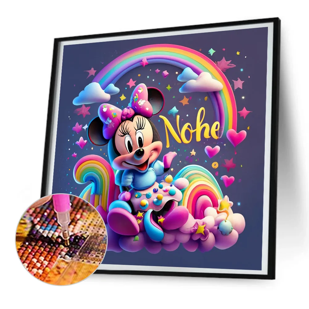 Diamond Painting - Full Round Drill - Mickey Mouse(Canvas|30*30cm)