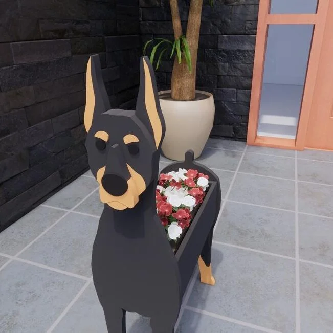 Doberman Planter