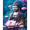 Buddha-11CT Stamped Cross Stitch 40*50cm tapestrymarket