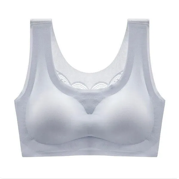 Deerwon Bra-Ultra-thin Plus Size Ice Silk Comfort Bra