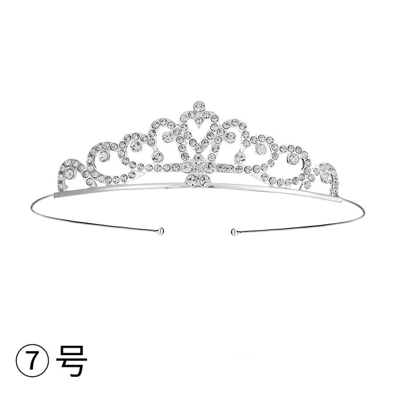 Factory Girl Crown Princess Simple Cute Headband Baby Festival Performance Hair Accessories Bride Crown Wedding Headdress