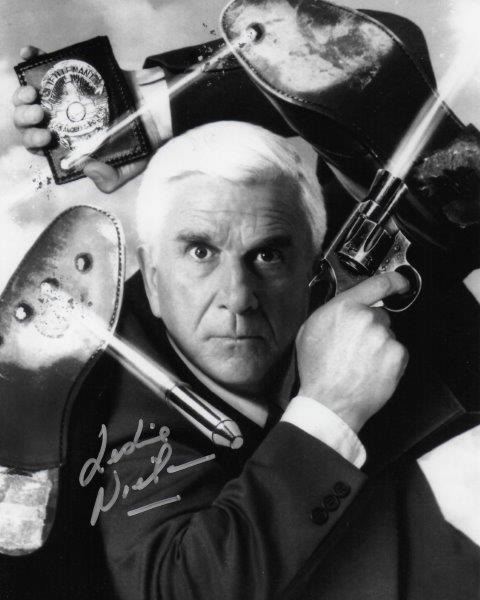 REPRINT - LESLIE NIELSEN Naked Gun Autographed Signed 8 x 10 Photo Poster painting RP