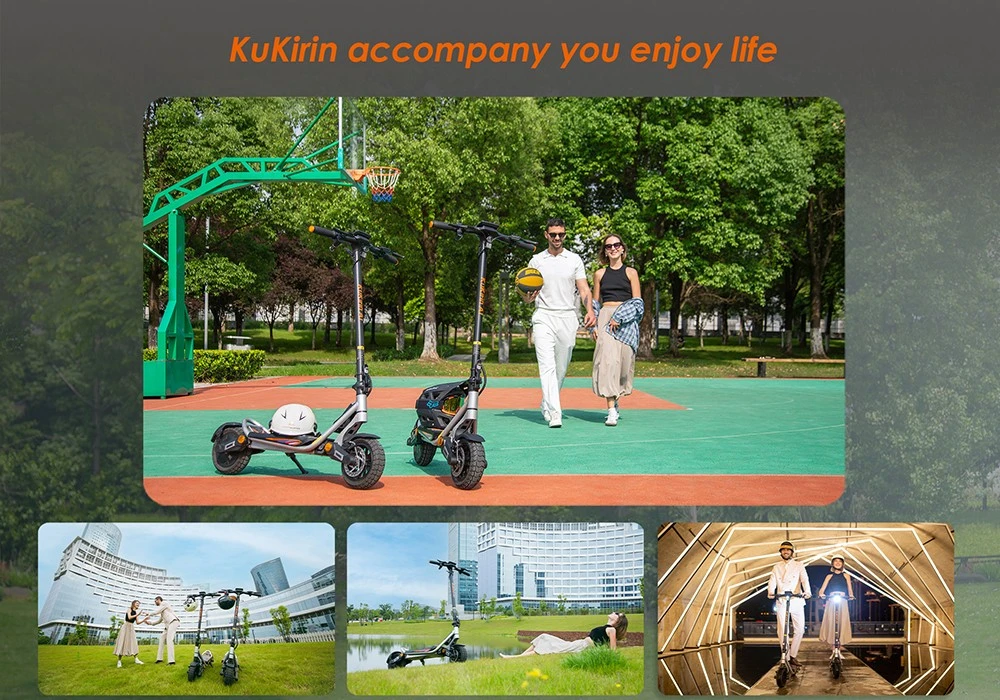 Kukirin A1电动滑板车,800W电机,48V 13Ah电池,10英寸真空胎,最高时速45公里/小时,里程里程45公里,前置滑板,前置悬浮