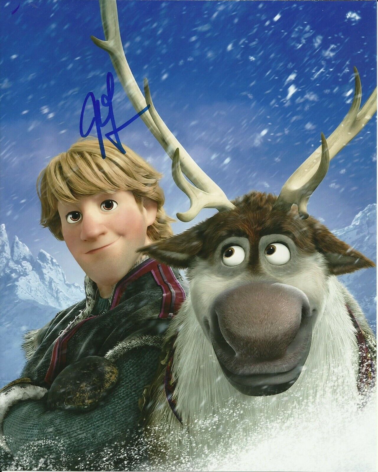 JONATHAN GROFF SIGNED FROZEN Photo Poster painting UACC REG 242