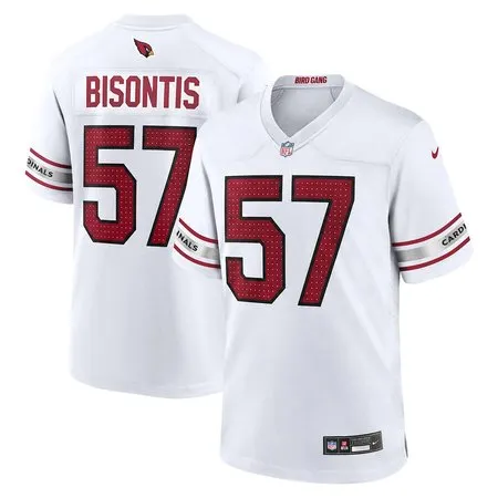 Youth Arizona Cardinals #57 Chase Bisontis White 2026 NFL Draft Game Jersey