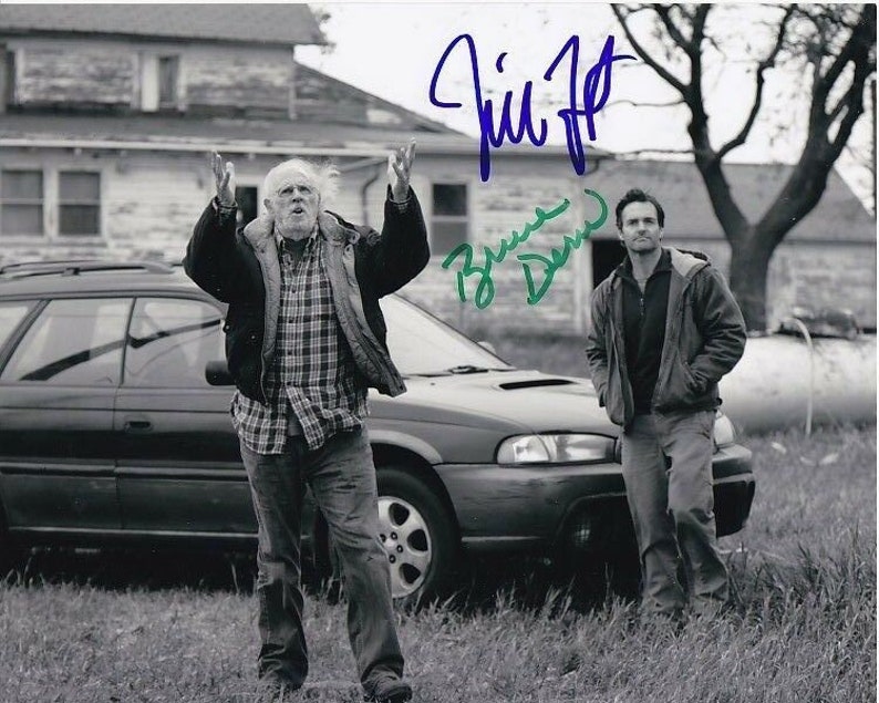 Bruce dern and will forte signed autographed nebraska 8x10 Photo Poster painting