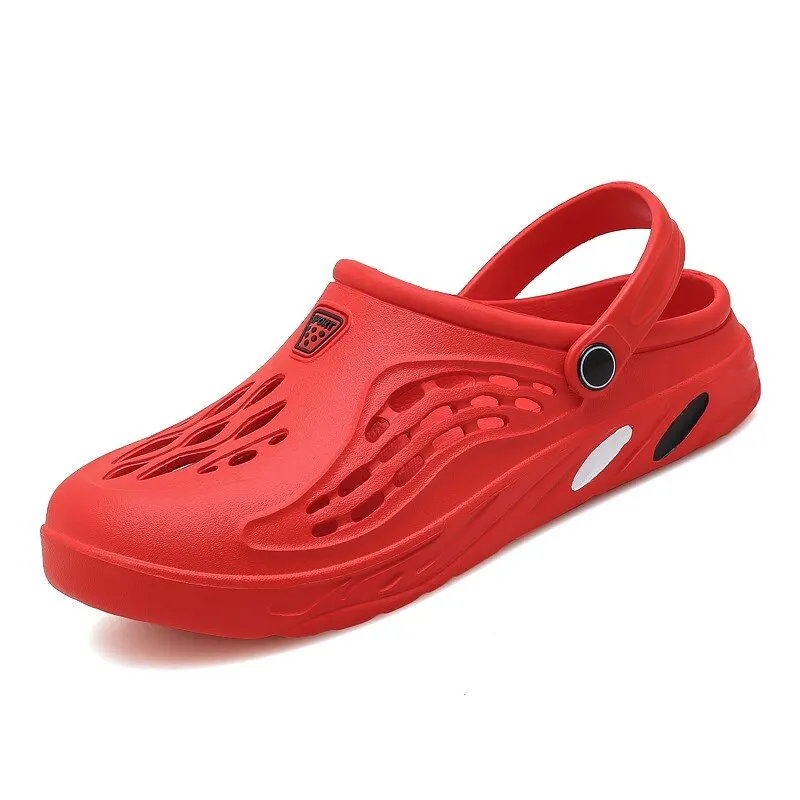 2021 Men Sandals Summer Casual Shoes Soft Mesh Couple Beach Slippers Men Swimming Sandal Comfort Flip-flops Slipper Women Black