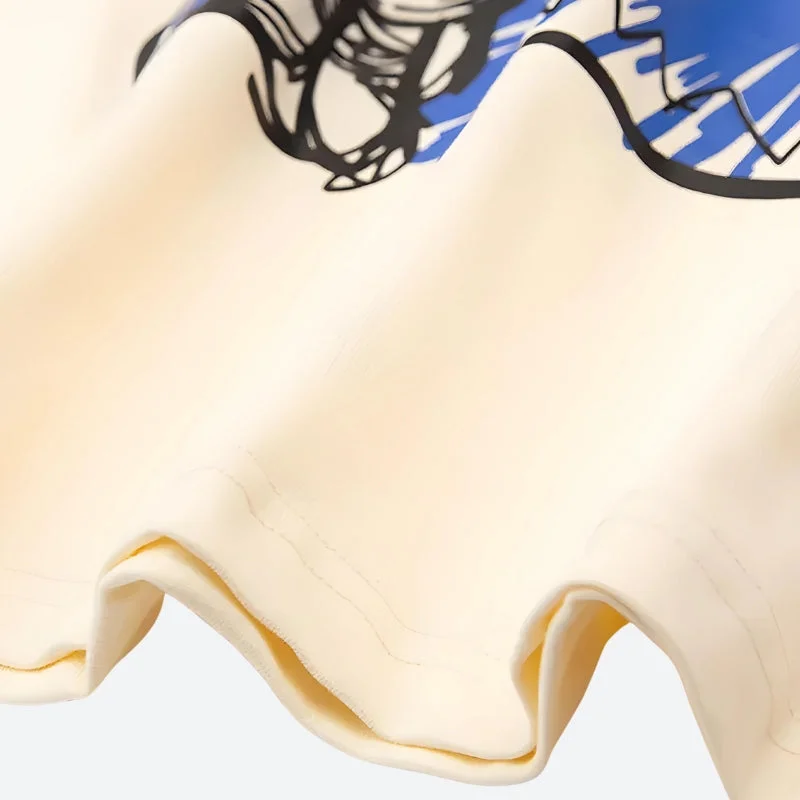 Brownm Sketch Graphic Tee