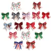 Festive Christmas Tree Gift Decor Double Layers Bowknot 