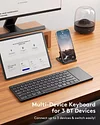Tri-fold Computer Ultra-thin Mini Bluetooth Folding Keyboard