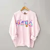 Unisex Halloween Ghost Neon Printed Sweatshirt