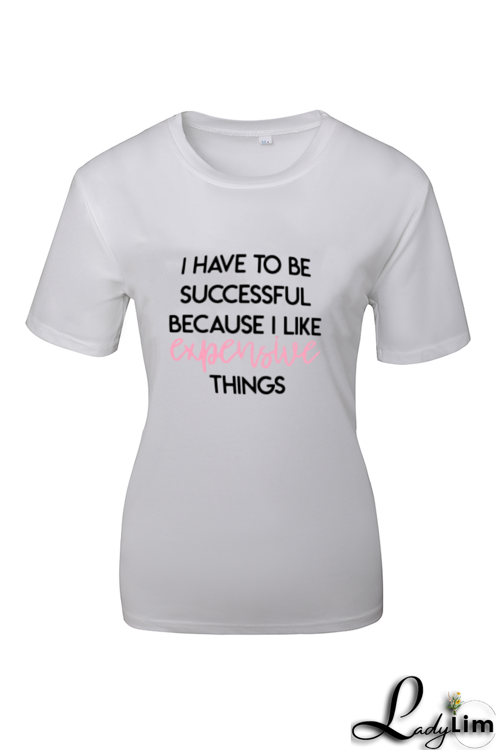 White Fashion Street Print Patchwork Letter O Neck T-Shirts