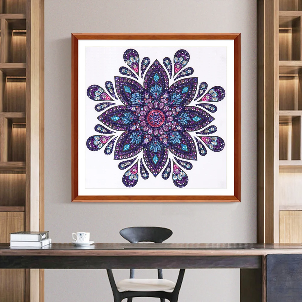 Diamond Painting - Special Shaped Drill - Mandala(30*30cm)