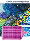 2Pcs Clear Diamond Painting Tray DIY Drills Plate Diamond Sorting Tray