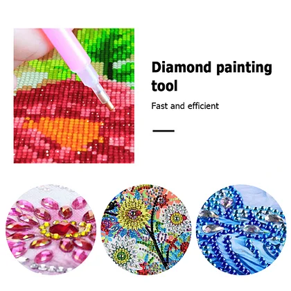 Glow in The Dark Diamond Painting Pen for Diamond Painting  Tools and Accessories, Rhinestone Picker Tool Diamond Pen Quick Stick Pen  Diamond Painting Accessories Pens Diamond Art Pens Tools Green 
