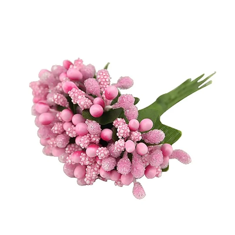 144pcs/lot Artificial Stamens flowers for handicrafts home accessories scrapbooking DIY wreath Crafts Candy Gift box decoration