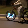 LED Bicycle Light RGB Programmable Dynamic Hot Wheel Cycling Light IPX6 Waterproof Light Mountain Road Cycling Equipment Night Riding Light