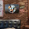 [Big Size]Pin Up Navy Sailor - Vintage Metal Signs - 30*40cm
