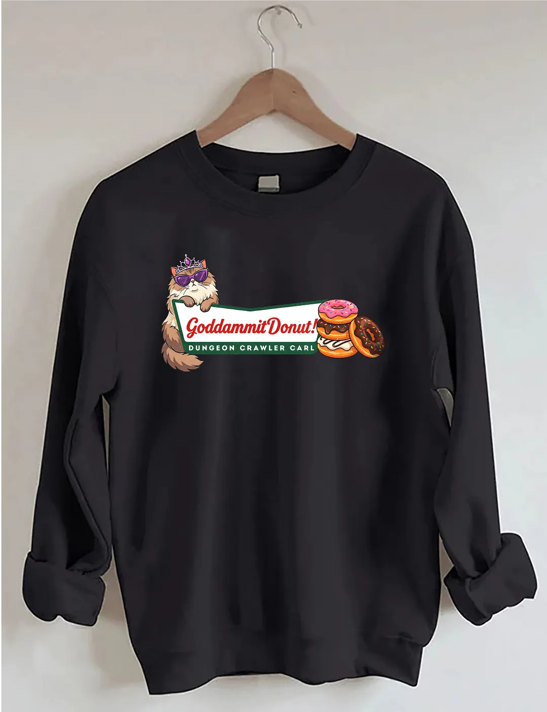 Goddammit Donut Dungeon Crawler Carl Sweatshirt