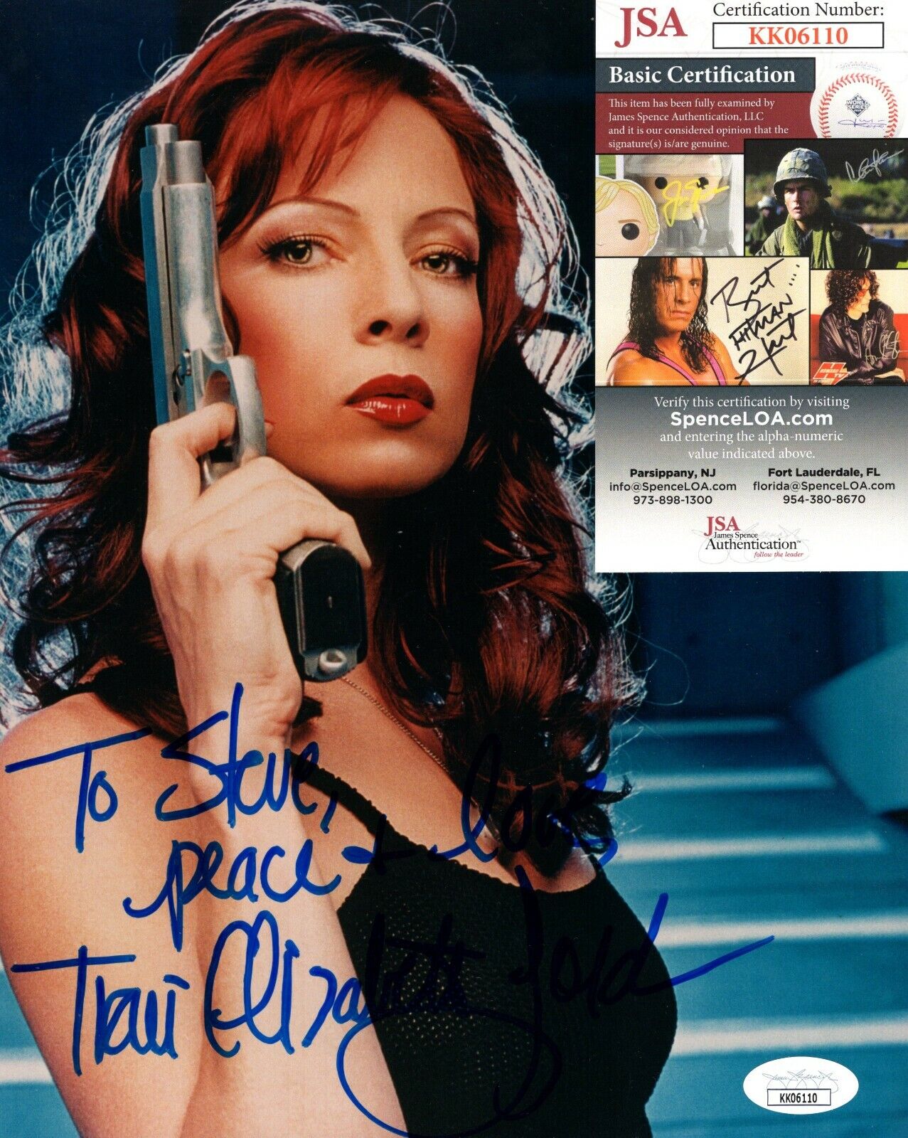 Traci Elizabeth Lords Actress Singer Hand Signed Autograph 8x10 Photo Poster painting w/ JSA COA