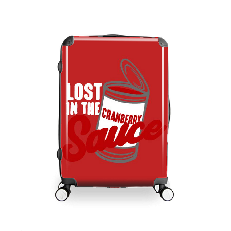 Lost In The Cranberry Sauce, Thanksgiving Hardside Luggage