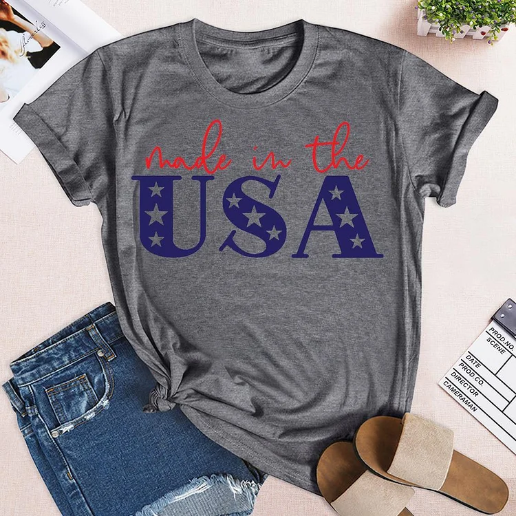 4th of July T-shirt Tee --Annaletters