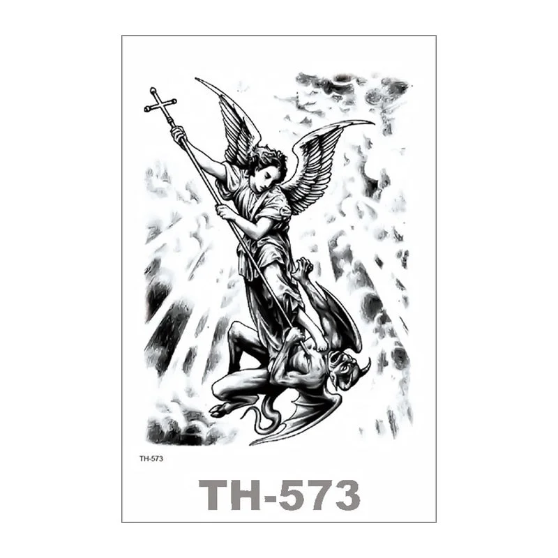 SDRAWING Temporary Tattoo For Women Sexy Tattoo Stickers Body Art Tattoo Chest Stickers Arm Tattoo Men Fashionable Fake Tatoo Cool Tattoo