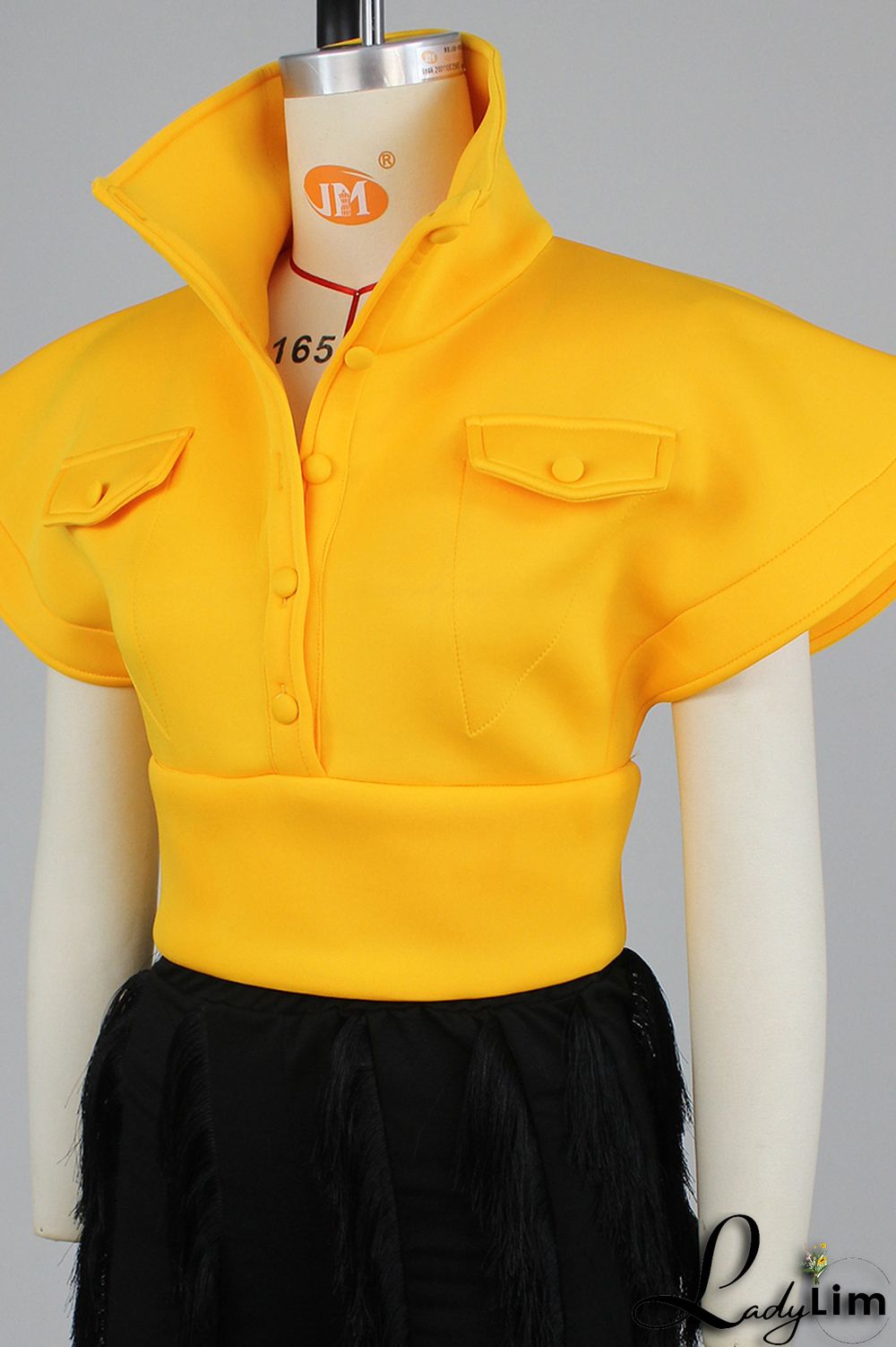 Black Fashion Casual Solid Split Joint Turndown Collar T-Shirts