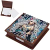 Wooden DIY Fairy Beauty Diamond Painting Kit Note Box with 160 Papers for Office