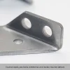 renfort d'angle en acier inoxydable, support triangulaire
