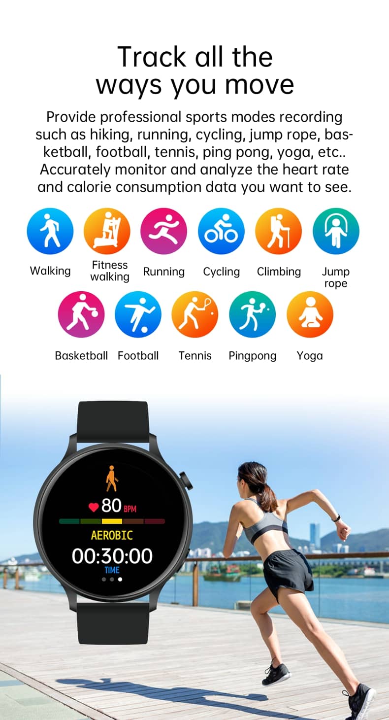 Findtime Smart Watch for Blood Pressure Monitor Heart Rate Blood Oxygen with Bluetooth Calling