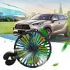 USB Car Fan 3 Speeds 360 Rotatable Car Seat Headrest Fan for Sedan SUV RV Truck