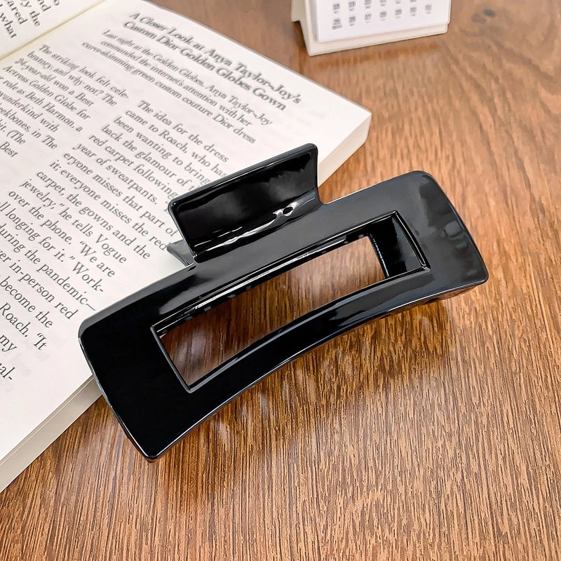 Minimalist Solid Color Arylic Hair Claws