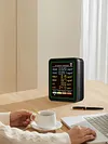 6-in-1 Air Quality Meter Real-Time CO2 Tester HCHO Detector for Home Cars Plants